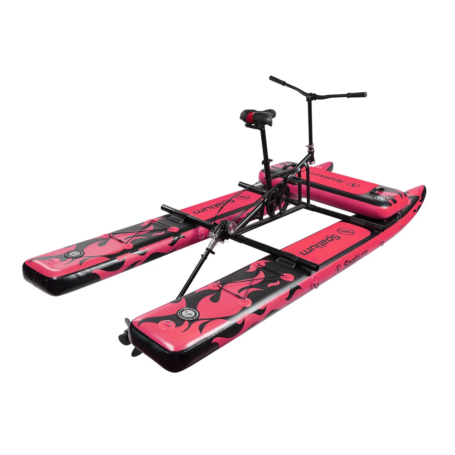 WaterBike 3.0 rear view — propeller drive and folding frame
