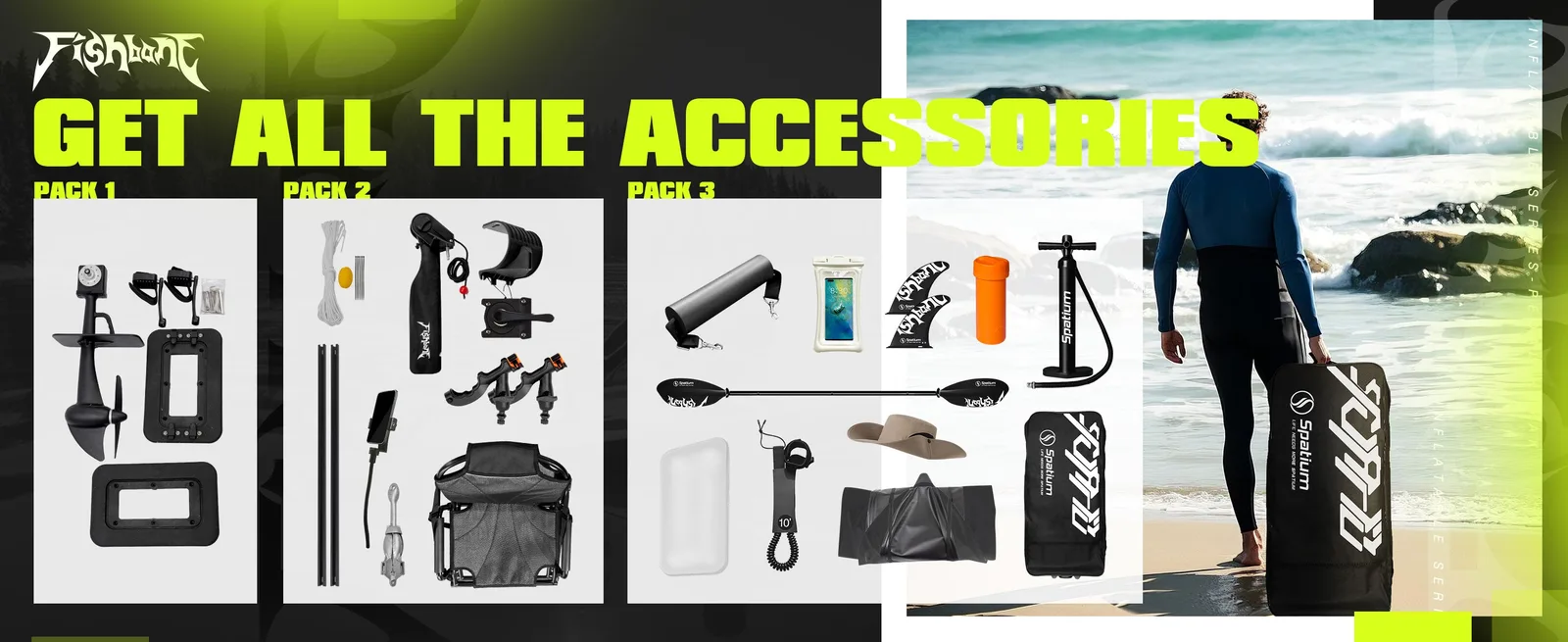 FishBone Pedal Drive — Get all the accessories — everything included in the box