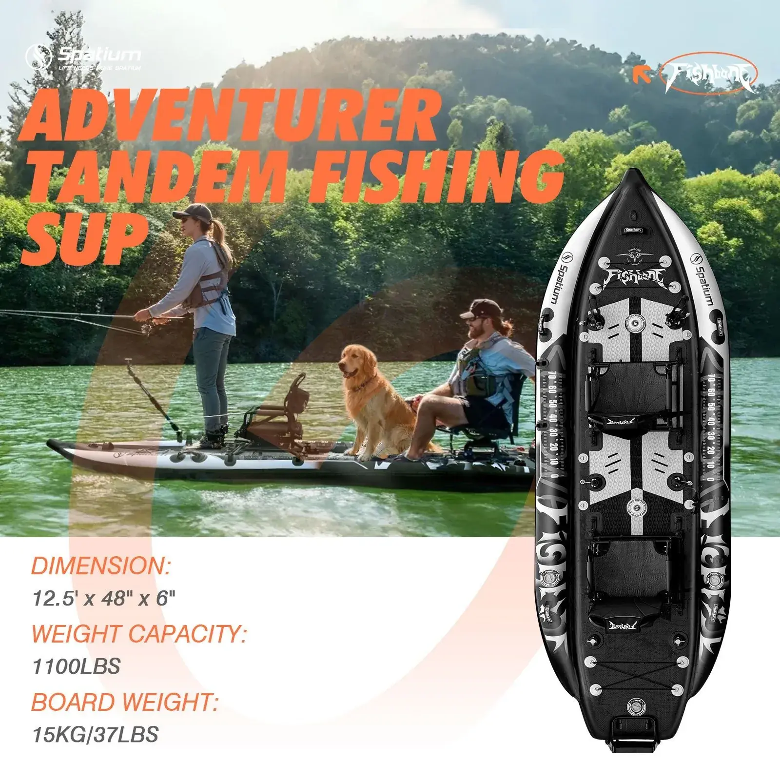 Adventurer Tandem Fishing SUP