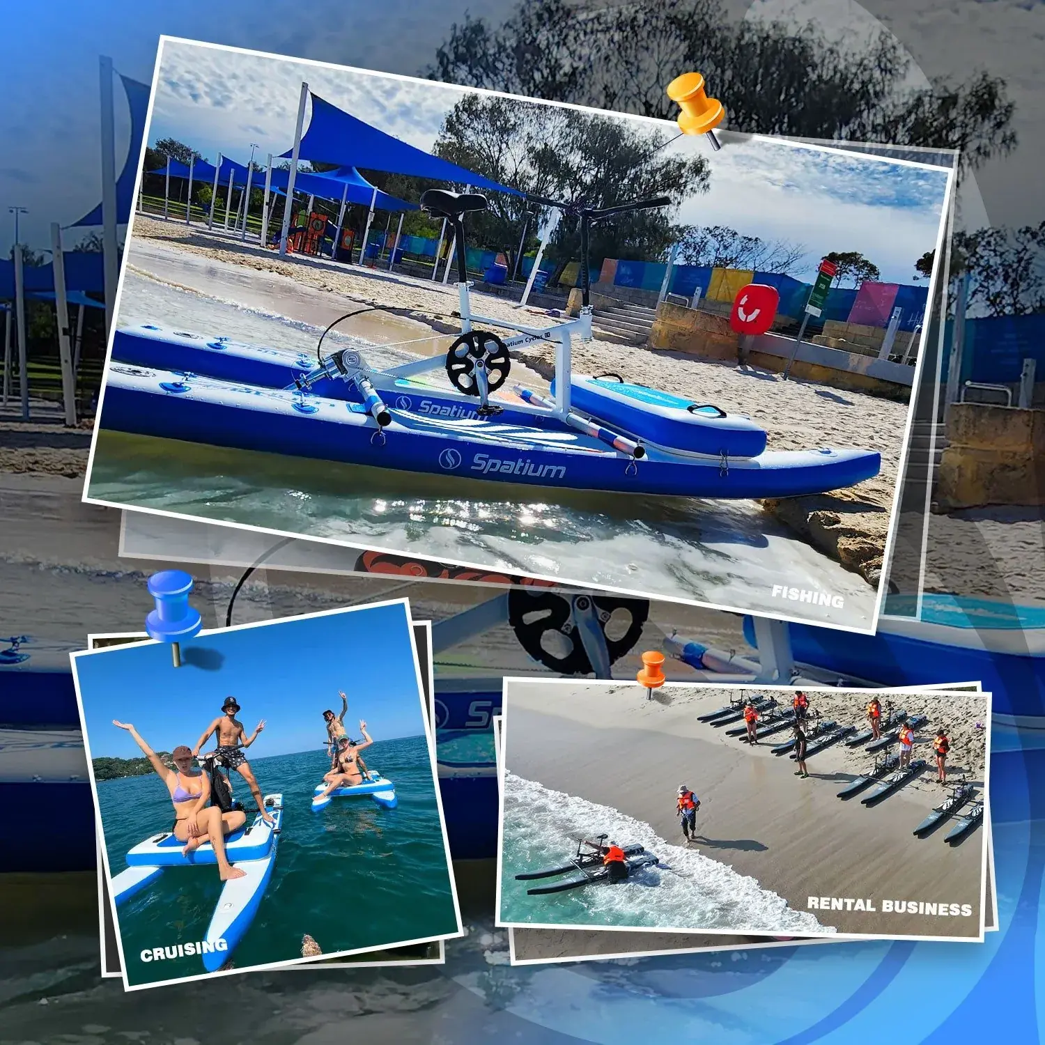 Water Bike 3.0 in use